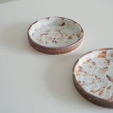 Brushed Sienna Raised Edge Side Plate