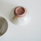 Glossy Wabi White Rice Bowl
