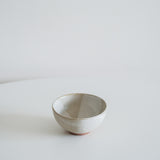 Glossy Wabi White Rice Bowl