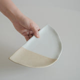 Toasted Oatmeal Crescent Side Plate