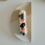 Toasted Oatmeal Crescent Side Plate