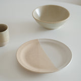 Toasted Oatmeal Rimmed Dinner Plate (9")