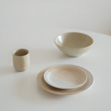 Toasted Oatmeal Rimmed Dinner Plate (9")