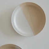 Toasted Oatmeal Rim Mini Side Plate