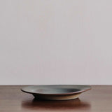 Matte Slate Grey Oval Plate