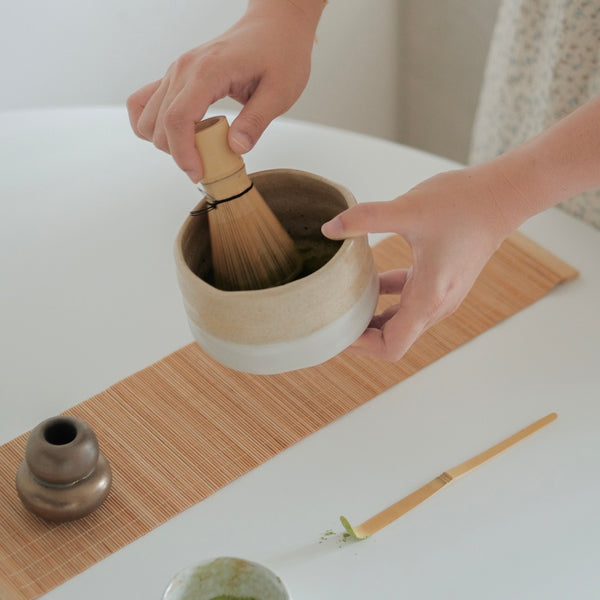 Toasted Oatmeal Chawan Matcha Bowl