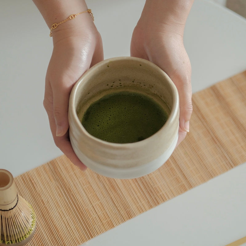 Toasted Oatmeal Chawan Matcha Bowl