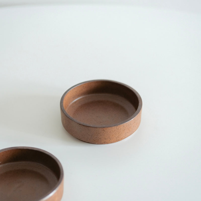 Russet Brown Banchan Saucer Dish