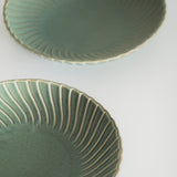 Clover Green Swirl Plate (8")