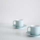 Celeste Blue Cup and Saucer Set