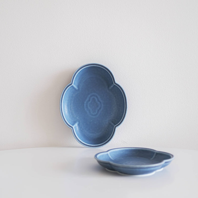 Royal Blue Cloud Shaped Side Plate