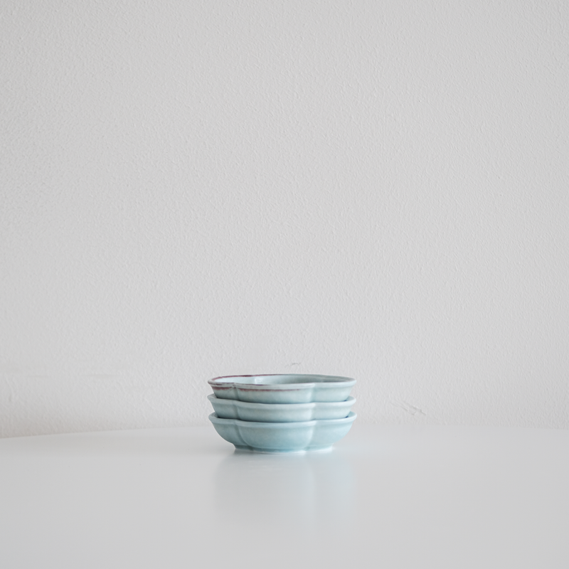 Celeste Blue Cloud Shaped Saucer