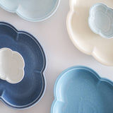 Artic Blue Cloud Shaped Side Plate