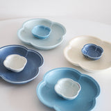 Celeste Blue Cloud Shaped Side Plate