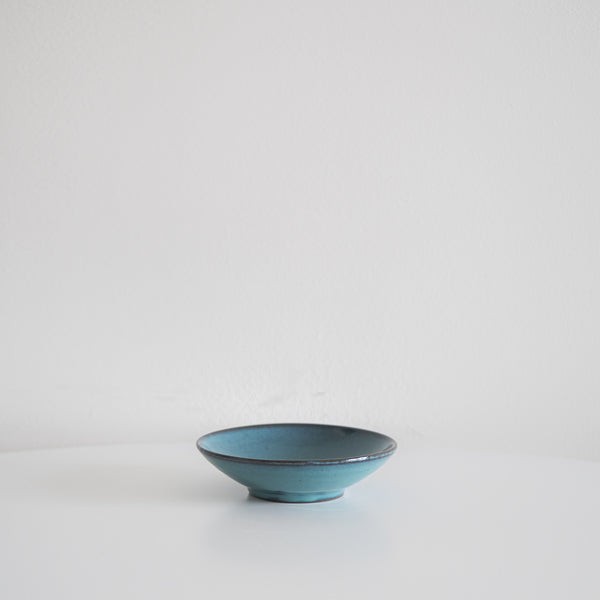 Glossy Aquamarine Blue Dip Dish Bowl