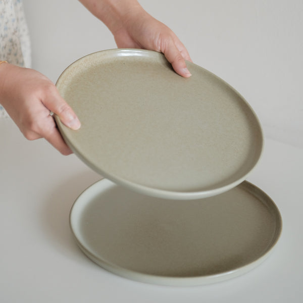 Matte Fernwood Minimalist Dinner Plate (10")