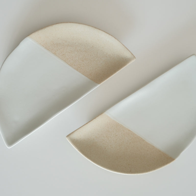 Toasted Oatmeal Crescent Side Plate