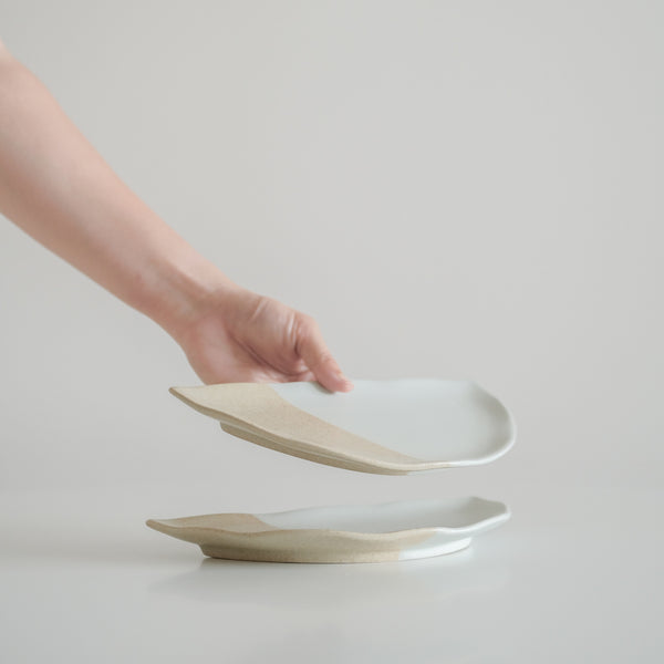 Toasted Oatmeal Crescent Side Plate
