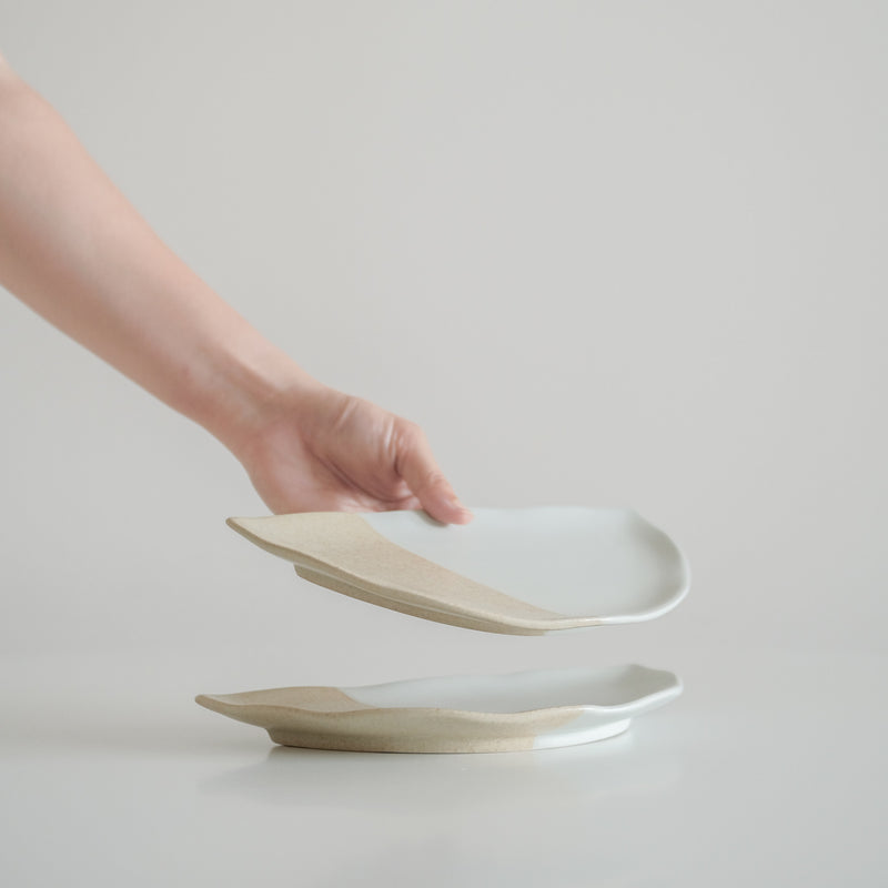Toasted Oatmeal Crescent Side Plate
