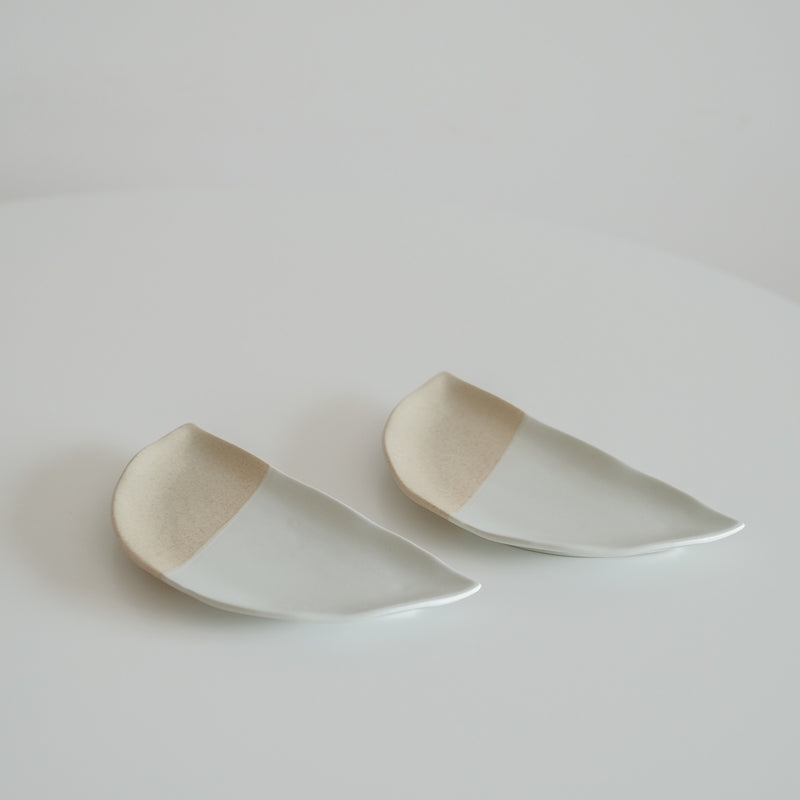 Toasted Oatmeal Crescent Side Plate