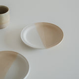 Toasted Oatmeal Rim Mini Side Plate