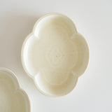 Speckled Bavarian Cream Cloud Shaped Side Plate