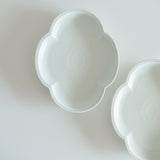 Frost White Cloud Shaped Side Plate