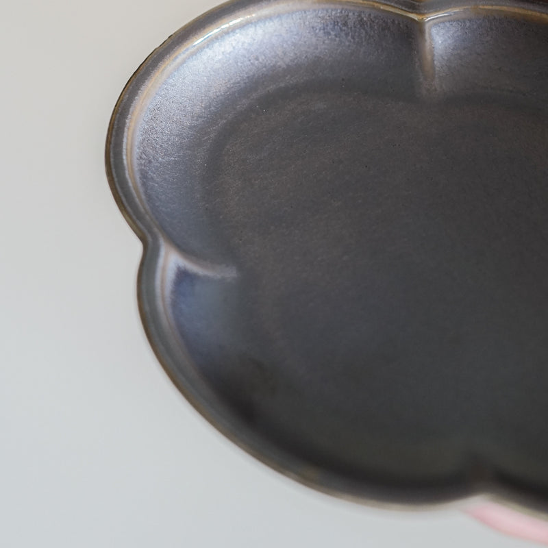 Metallic Black Cloud Shaped Mini Side Plate