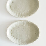 Speckled Green Pistachio Organic Shaped Plate