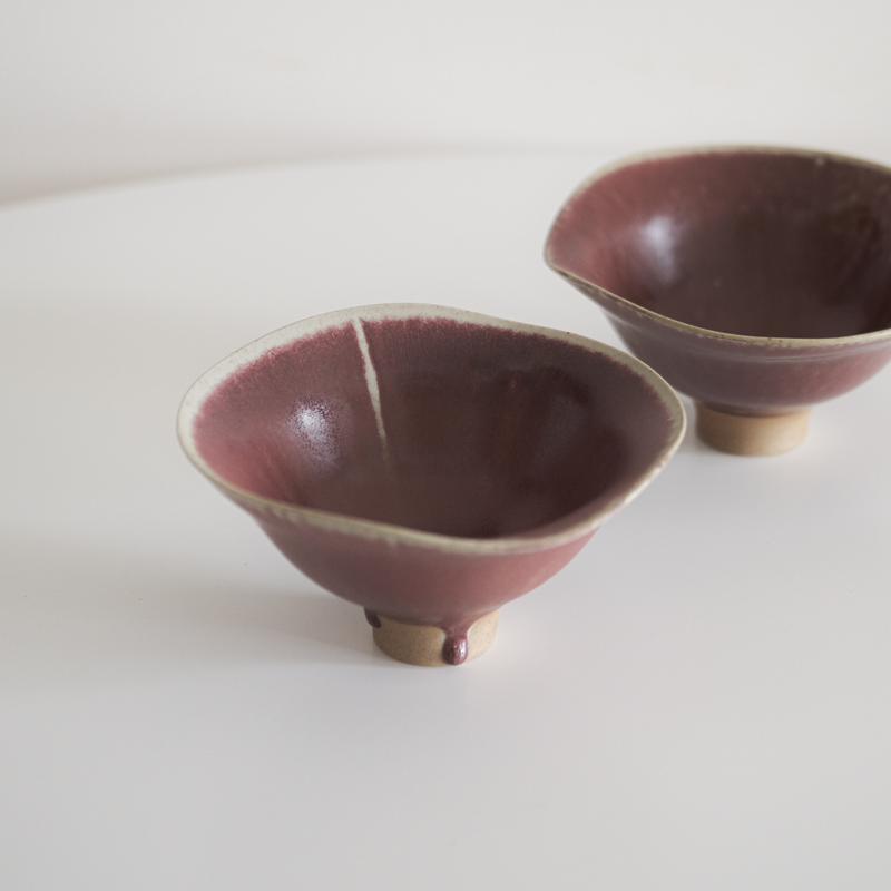 Rosewood High Leg Fruit Bowl